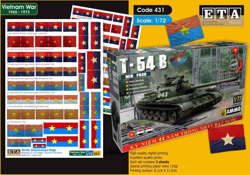 1:72 North Vietnamese Flags