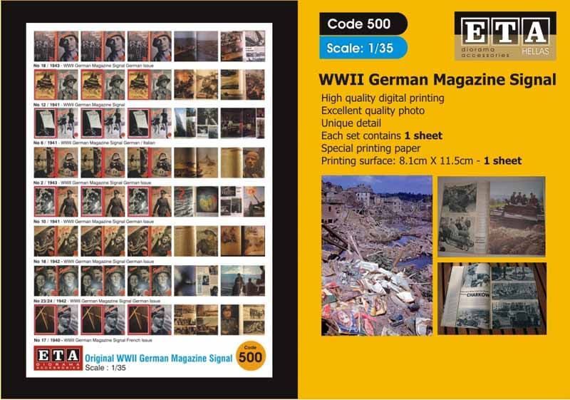 1:35 WW II German mazagine Signal