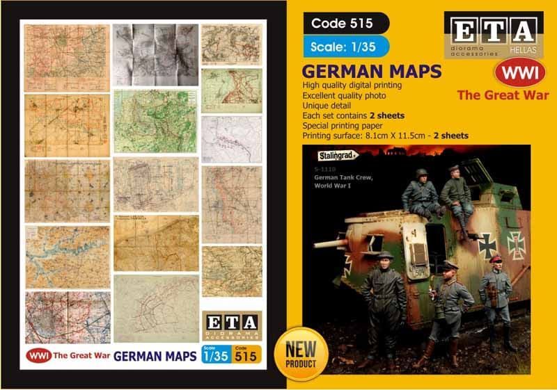 1:35 WWI- German - maps