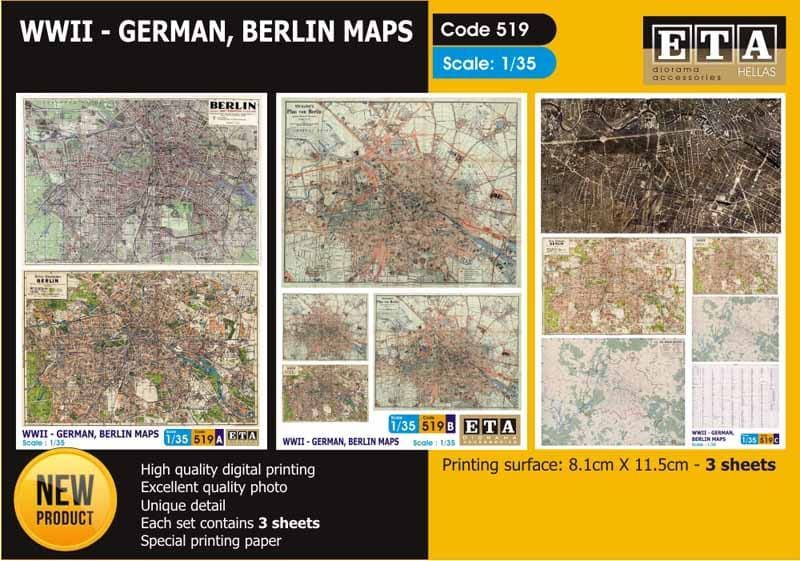 1:35 WWII- German, Berlin Maps