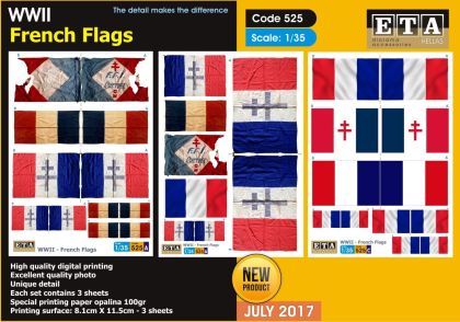 1:35 France Flags