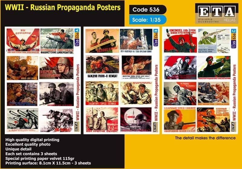 1:35 WWII Russian Propaganda Posters