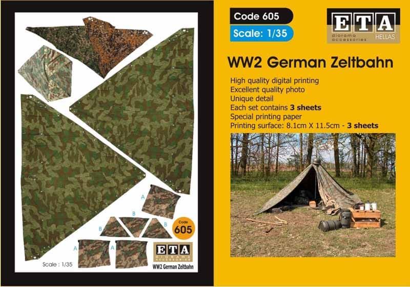 1:35 WW II German Zeltbahn #1