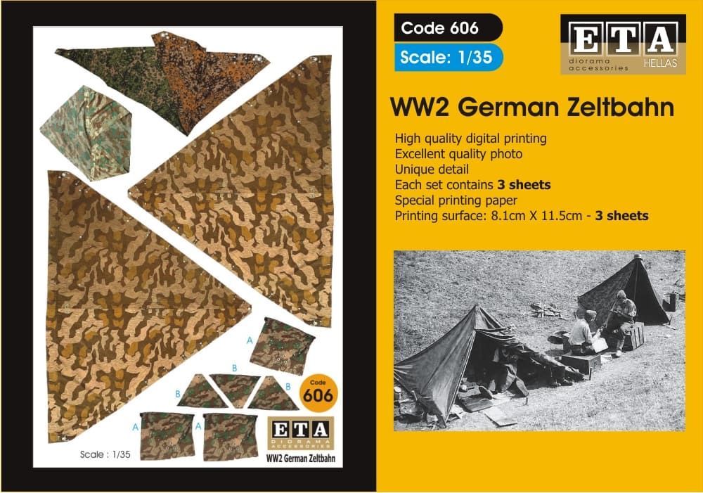 1:35 WW II German Zeltbahn #2