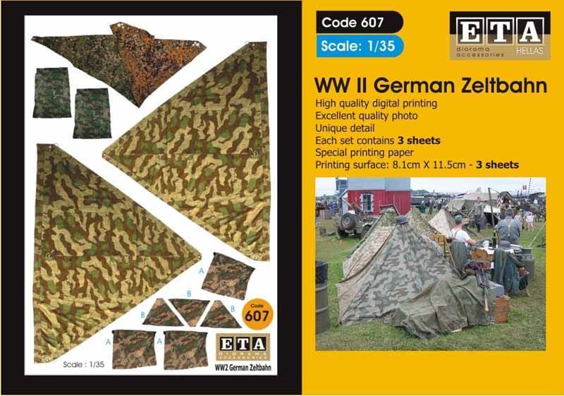 1:35 WW II German Zeltbahn #3