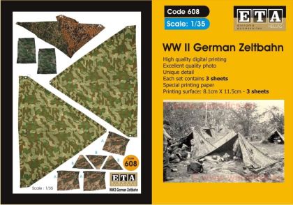 1:35 WW II German Zeltbahn #4