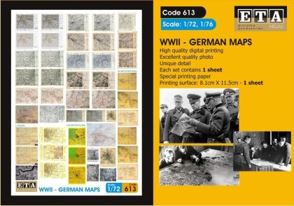 1:72/1:76 WWII German Maps
