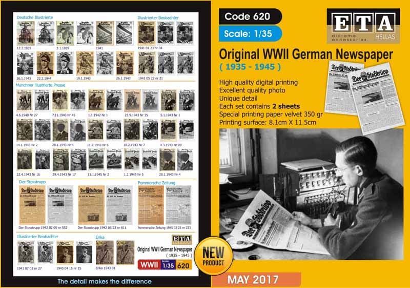 1:35 German Newspapers 1935 - 1945 - Covers