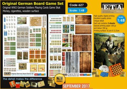 1:48 WWII - Original German Board Game Set