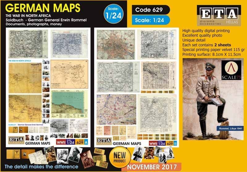 1:24 WWII German Maps