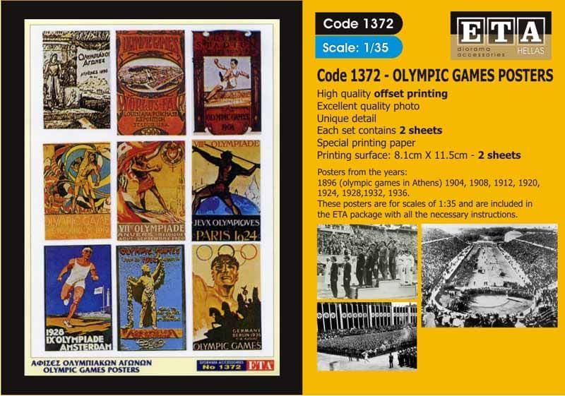 1:35 Olympic Games Posters