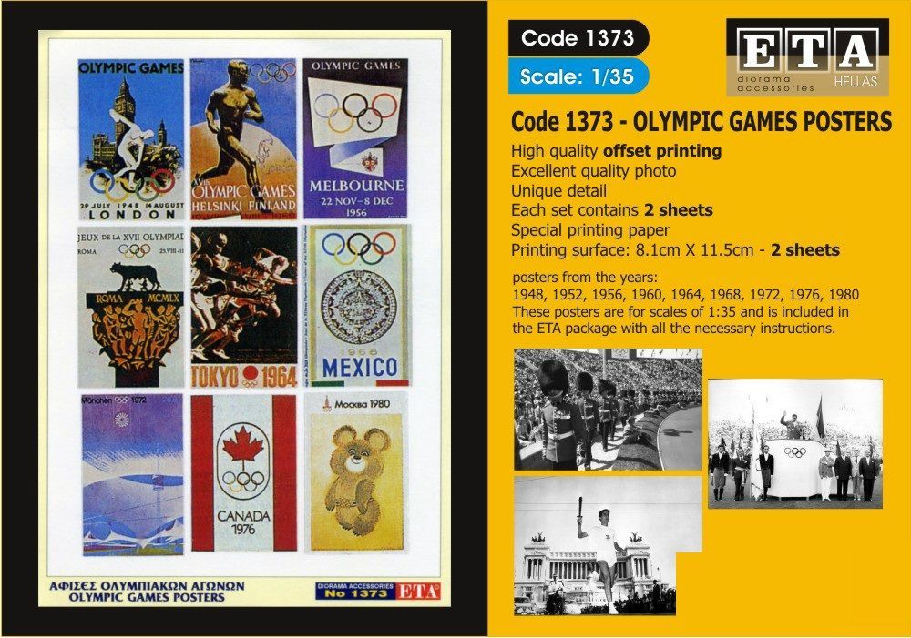 1:35 Olympic Games Posters