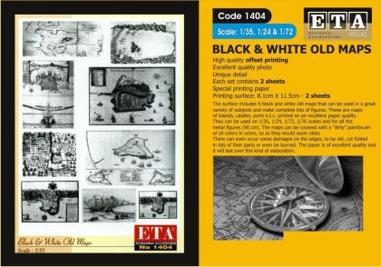 1:72/1:35/1:24 BLACK & WHITE OLD MAPS