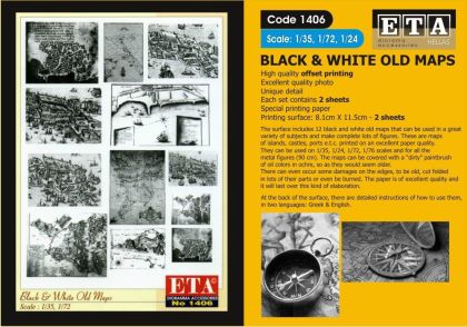 1:24/1:35/1:72 BLACK & WHITE OLD MAPS