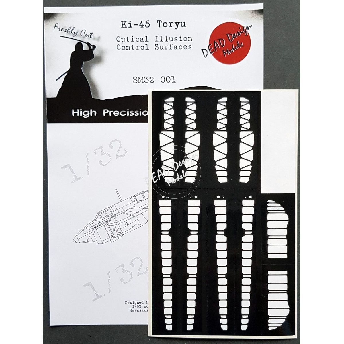 1:32 Ki-45 Toryu Control Surfaces