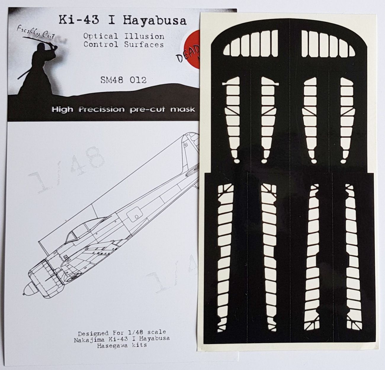 1:48 Nakajima Ki-43-I Hayabusa Control Surfaces