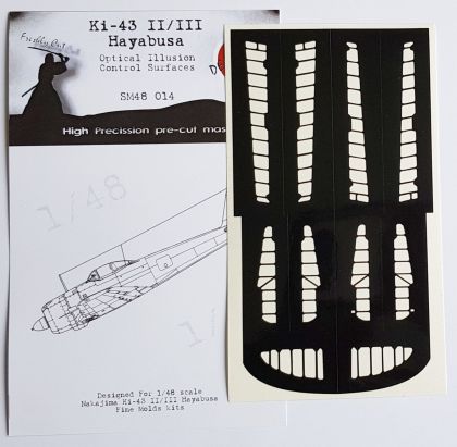 1:48 Nakajima Ki-43-II Hayabusa Control Surfaces