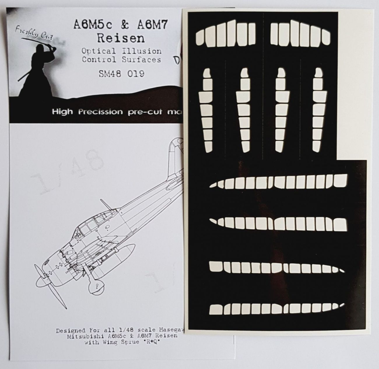 1:48 Mitsubishi A6M5c/A6M7 Control Surfaces