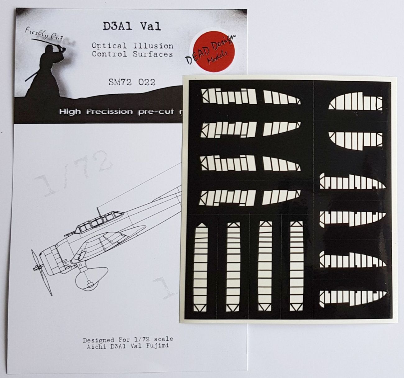 1:72 Aichi D3A1 Val Control Surfaces