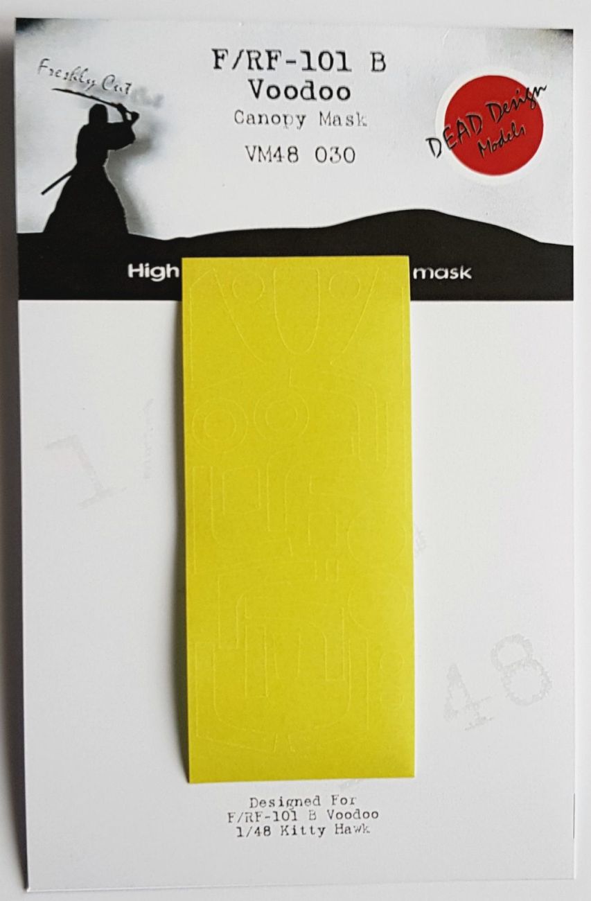 1:48 McDonnell F-101B Voodoo canopy paint frame mask