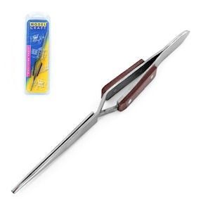 REVERSE ACTION FIBRE GRIP TWEEZERS