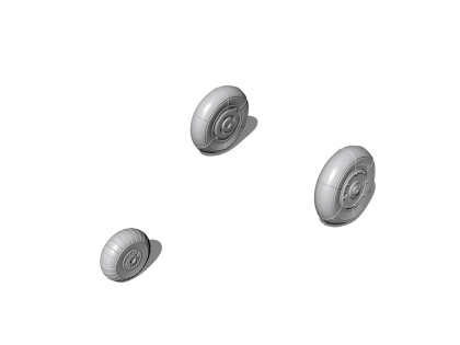 1:72 Heinkel He 162A Wheels