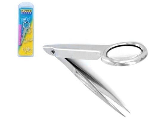 Modelcraft Magnifier Tweezers