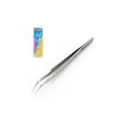 EXTRA FINE CURVED STAINLESS STEEL TWEEZERS