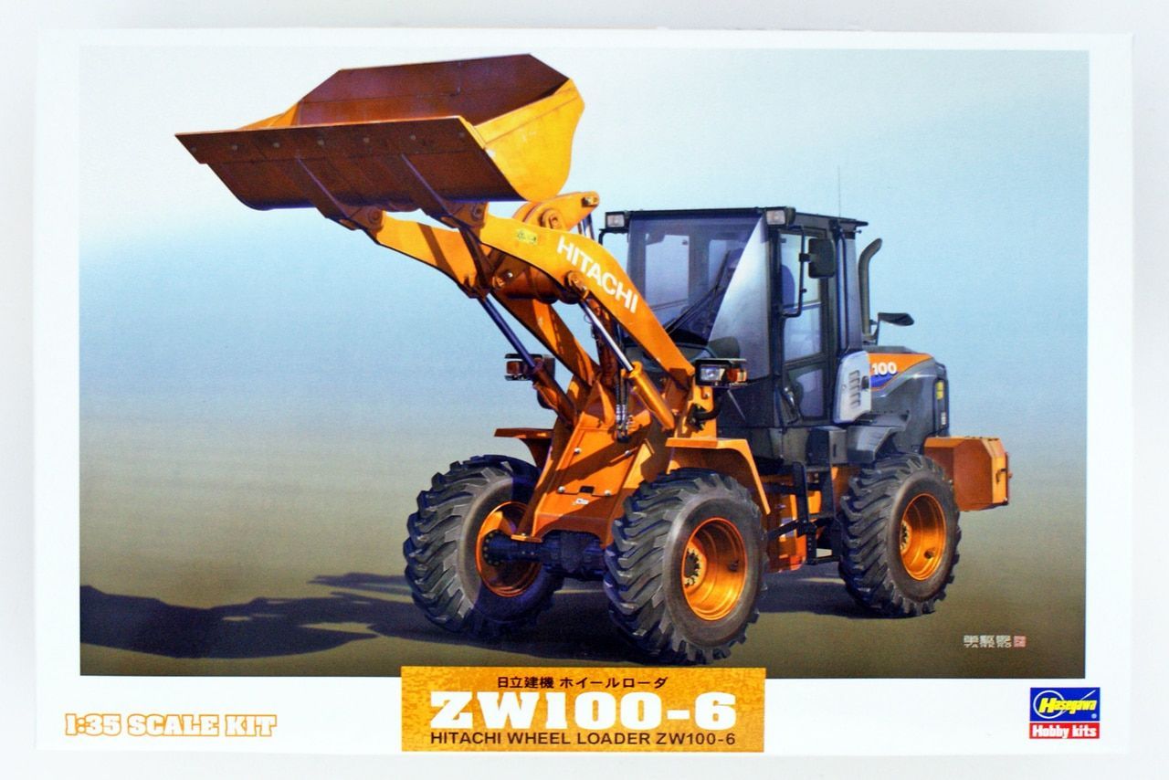 1:35 Hitachi Wheel Loader ZW100-6 Multiplow (Snowplow) Working Machine