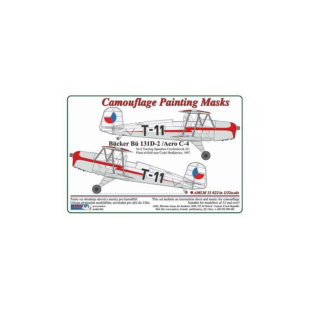 1:32 BÜCKER BÜ 131D-2/AERO C-4 - STAFF CAPT.FR.PEŘINA