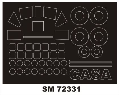 1:72 CASA C-212-100 (exterior canopy mask)