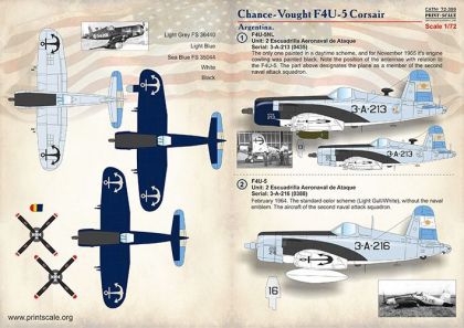 1:72 Vought F4U Corsair. Argentina