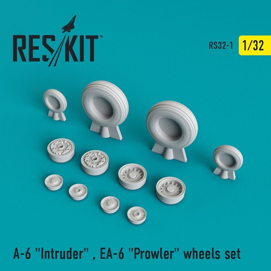 1:32 Grumman A-6 Intruder/EA-6 Prowler wheels set