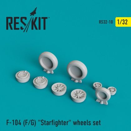 1:32 Lockheed F-104F/F-104G) Starfighter wheels set