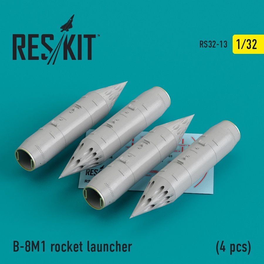 1:32 B-8M1 rocket launcher (4 pcs)