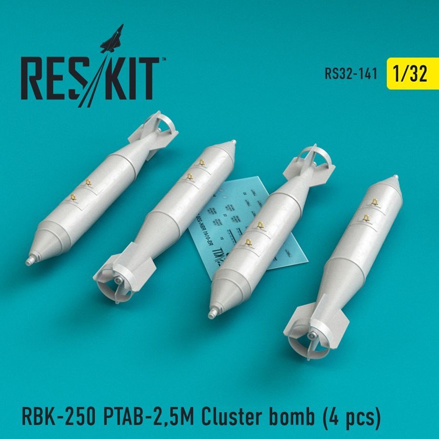 1:32 RBK-250 PTAB-2,5M Cluster bomb (4 pcs)