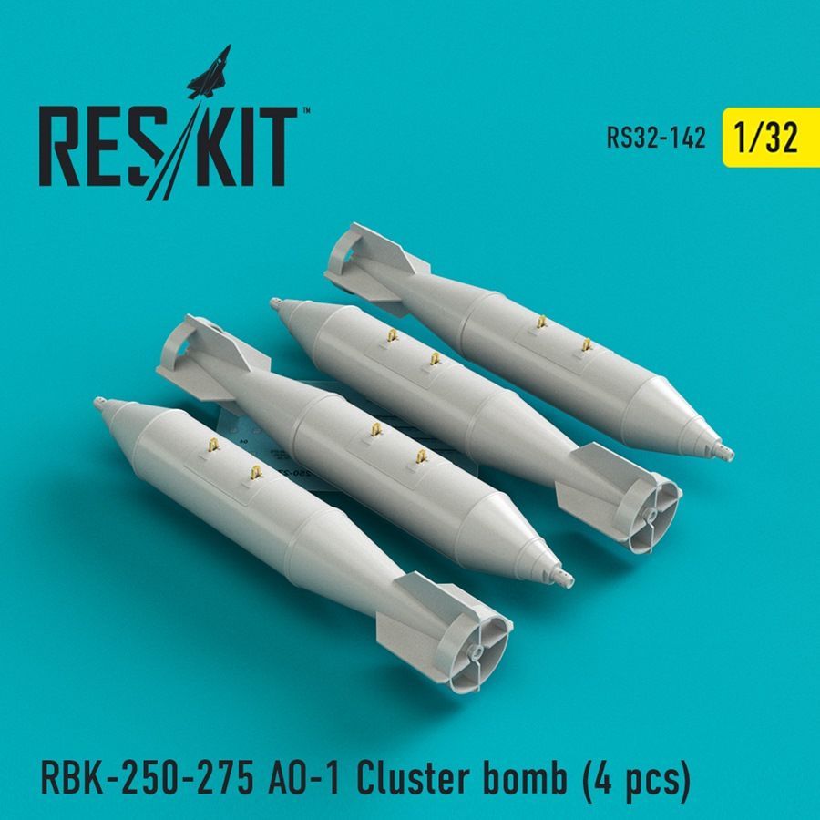 1:32 RBK-250-275 AO-1 Cluster bomb (4 pcs)
