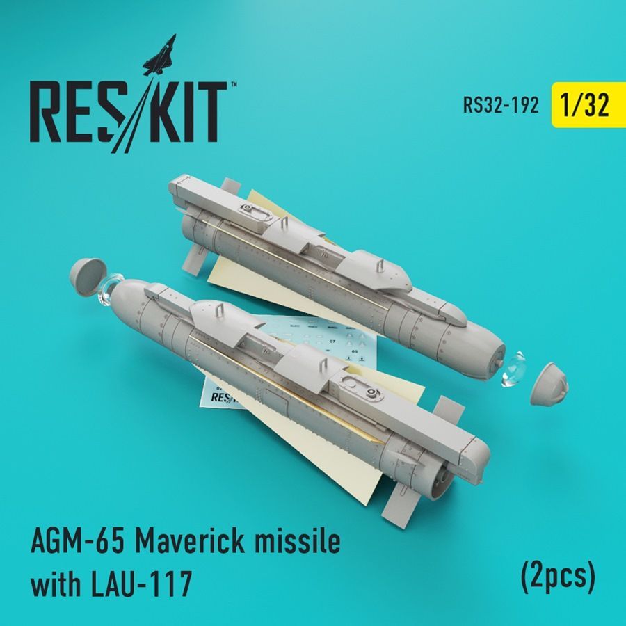 1:32 AGM-65 Maverick missile with LAU-117 (2pcs)