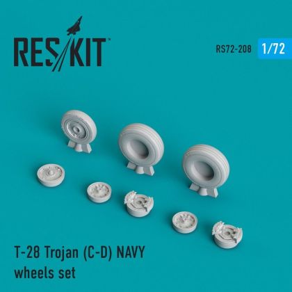 1:72 North-American T-28C/D Trojan NAVY wheels set