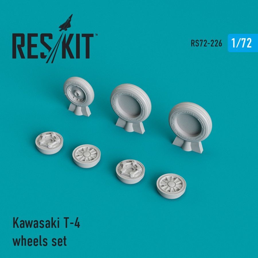 1:72 Kawasaki T-4 wheels set