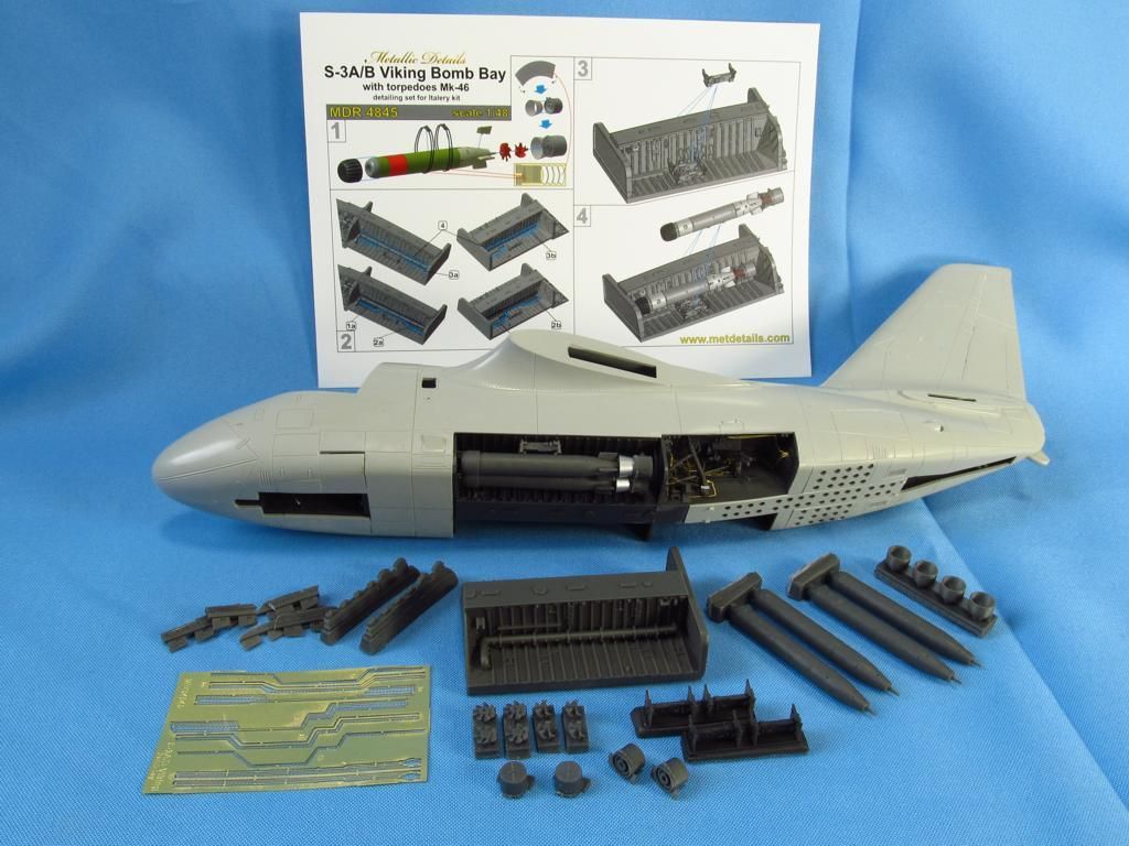 1:48 Lockheed S-3A/B Viking Bomb bay (Italeri)