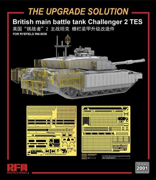1:35 British MBT Challenger 2 TES upgrade solution