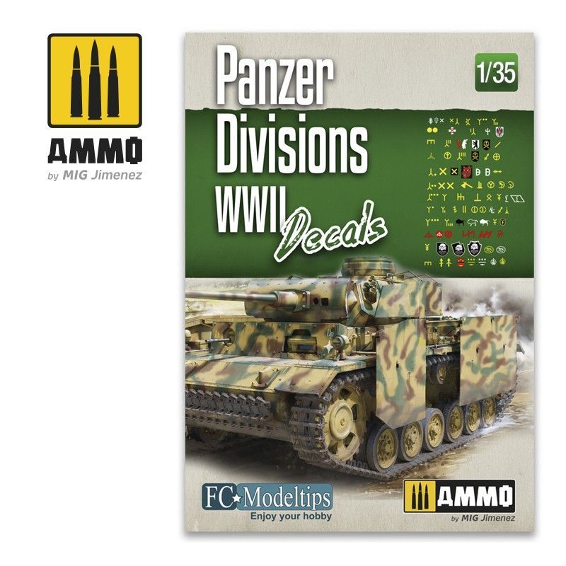 1:35 PANZER DIVISIONS WWII. DECALS