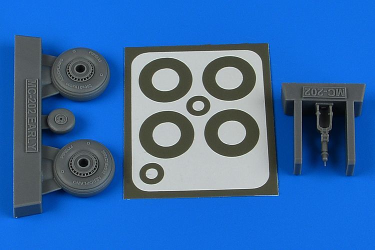 1:48 Macchi Mc.202 - early wheels & paint masks