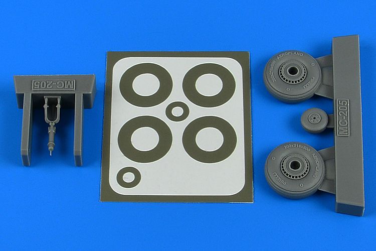 1:48 Macchi Mc.205 wheels & paint masks