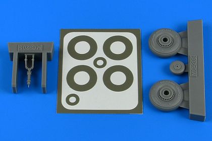 1:48 Macchi Mc.205 wheels & paint masks