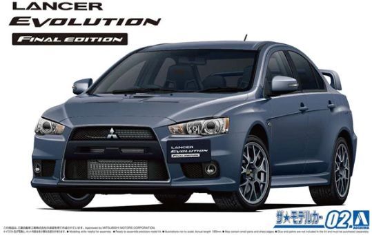 1:24 Mitsubishi CZ4A Lancer Evolution Final Edition '15