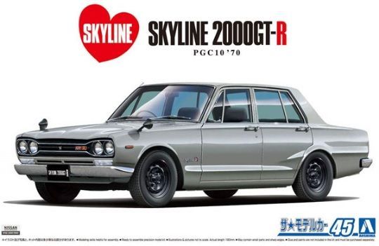 1:24 Nissan Skyline 2000GT-R 4-Door PGC10 '70
