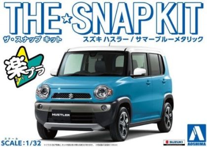 1:32 Suzuki Hustler (Summer Blue Metallic) - SNAP KIT