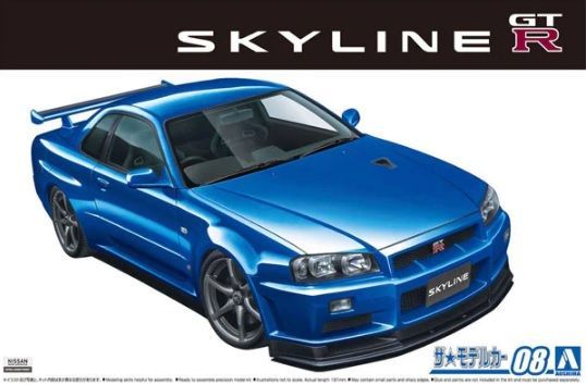 1:24 Nissan BNR34 Skyline GT-R V-Spec II '02